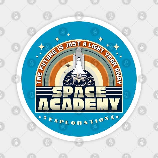 Space Academy - the Future is Just a Light Year Away II (exploration) Magnet by Invad3rDiz